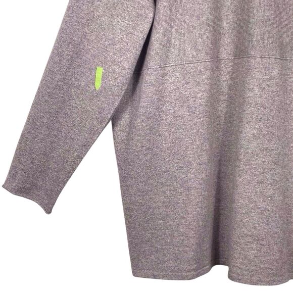 J.JILL Pure Jill Cashmere Cardigan Sweater Size 2X Beige Long Line V-Neck Button - Picture 4 of 16